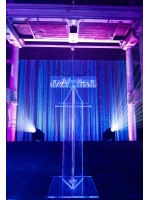 Audio Visual Events - Clear Perspex Lectern Hire