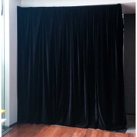 Audio Visual Events Black Velvet Curtain Drape Hire Sydney